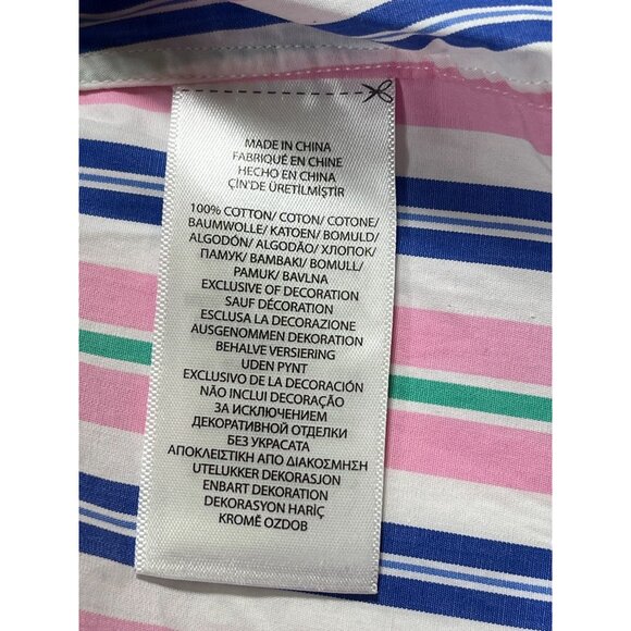 Ralph Lauren SKU 7541 Multicolor Striped Dress Shirt Size XXL - Picture 12 of 13